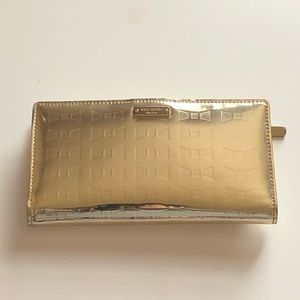 Kate Spade Fancy That Stacy Gold Wallet